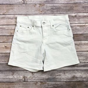 White Levi's Jean Shorts